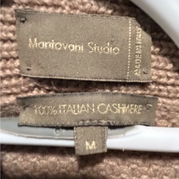 Montovani Studio 100% Italian Cashmere Cardigan - Picture 3 of 3